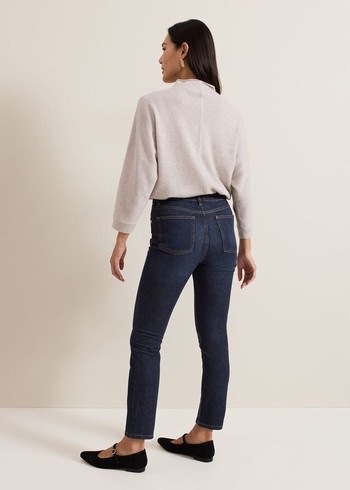 Phase Eight Sara Slim Leg Jeans Dark Wash Canada | XDHKYG-192